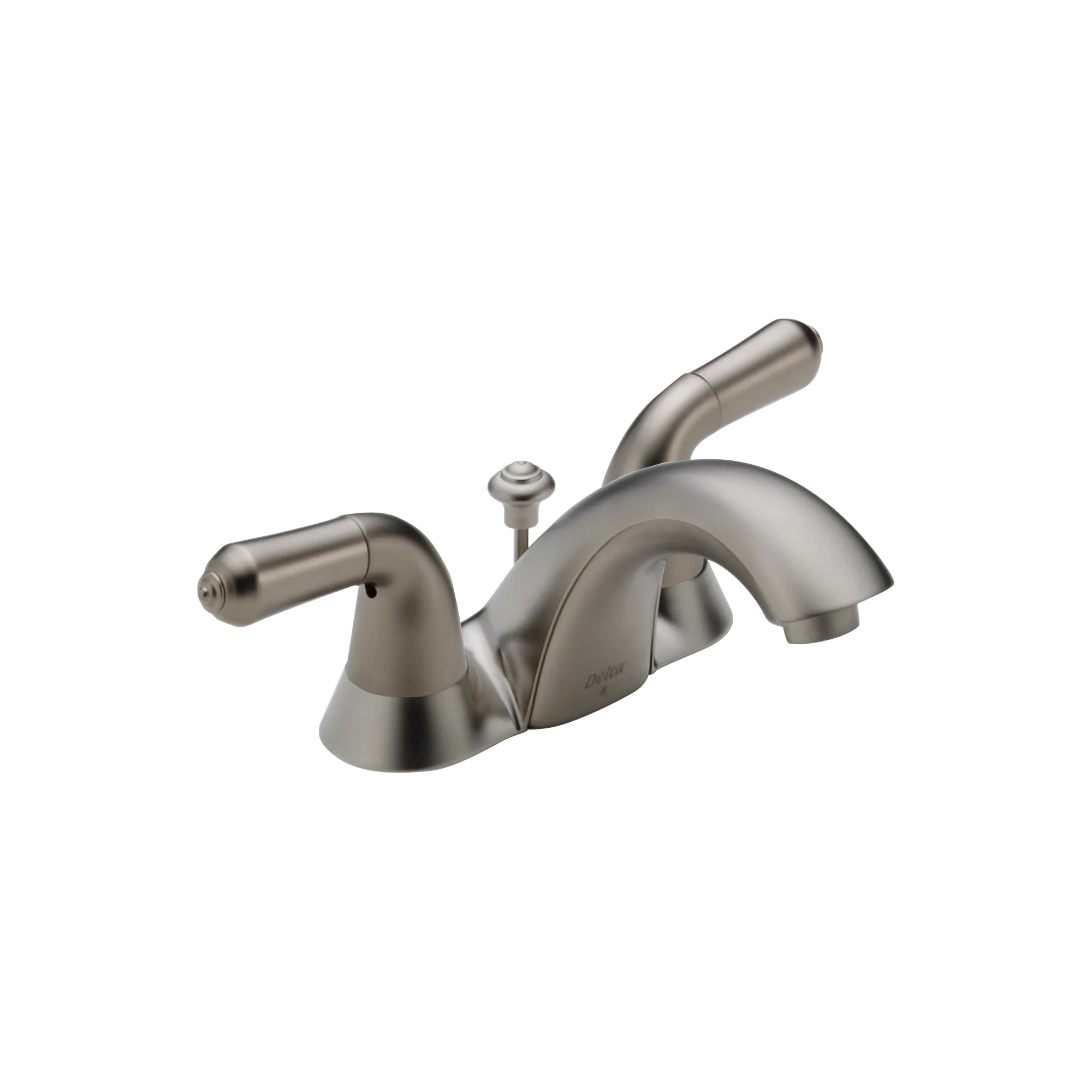 Two Metal Lever Handle Accent Kit Pearl Nickel Delta Faucet A24nn