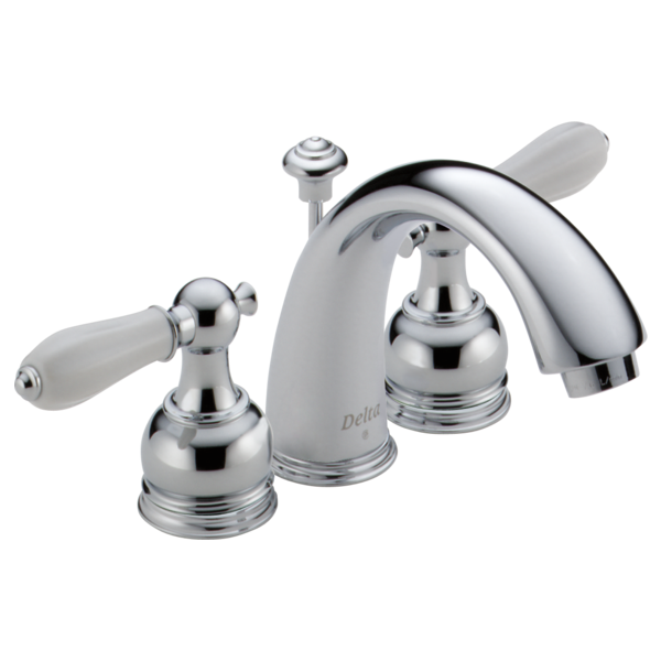 Two Handle Mini Widespread Bathroom Faucet 4530 Lhp Delta - How To Remove Old Delta Bathroom Faucet