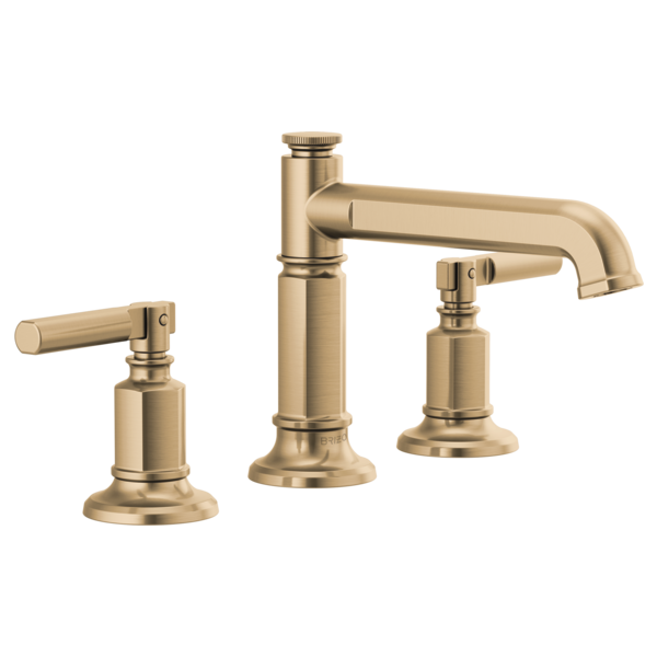 Invari™ Widespread Lavatory Faucet With Column Spout Less Handles 1
