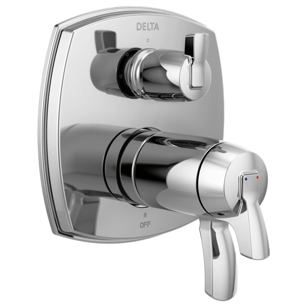 Thumbnail image of product: 17 Thermostatic Integrated Diverter Trim with Three Function Diverter Less Diverter Handle