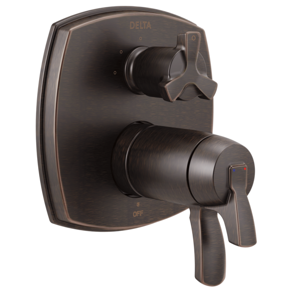 Thumbnail image of product: 17 Thermostatic Integrated Diverter Trim with Three Function Diverter Less Diverter Handle