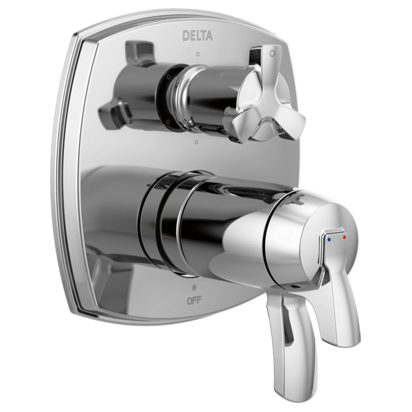 Thumbnail image of product: 17 Thermostatic Integrated Diverter Trim with Six Function Diverter Less Diverter Handle