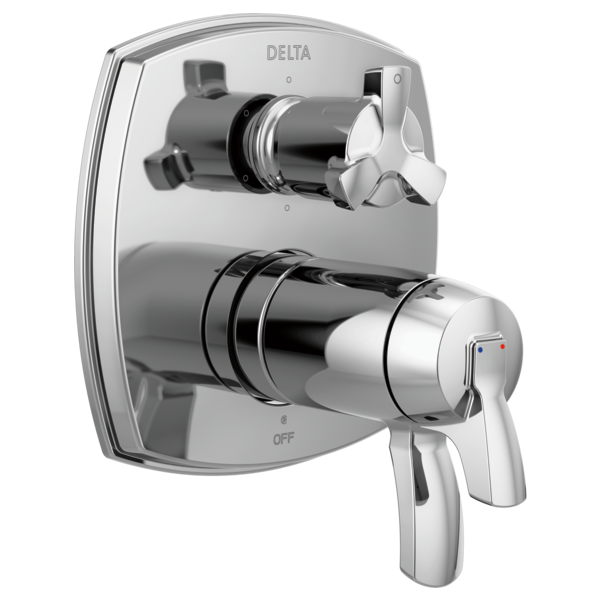 Thumbnail image of product: 17 Thermostatic Integrated Diverter Trim with Six Function Diverter Less Diverter Handle