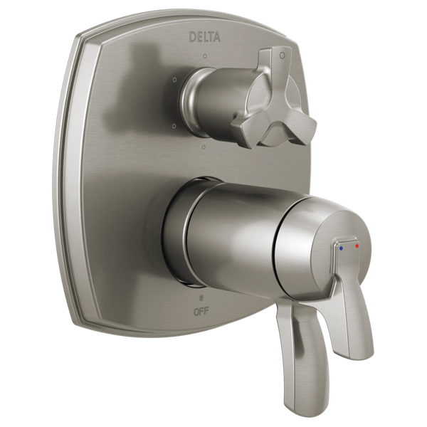 Thumbnail image of product: 17 Thermostatic Integrated Diverter Trim with Six Function Diverter Less Diverter Handle