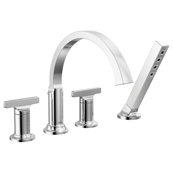 Roman Tub Trim with Hand Shower T4788-PR-LHP--H590-PR | Delta Faucet