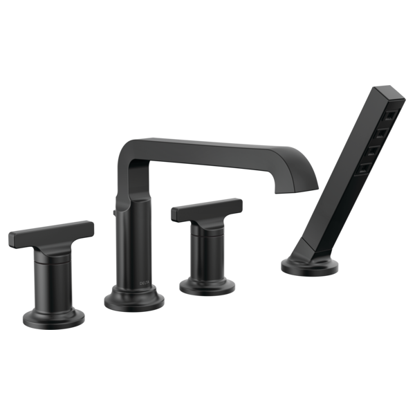 Roman Tub Trim with Hand Shower T4789-BLLHP--H590BL | Delta Faucet