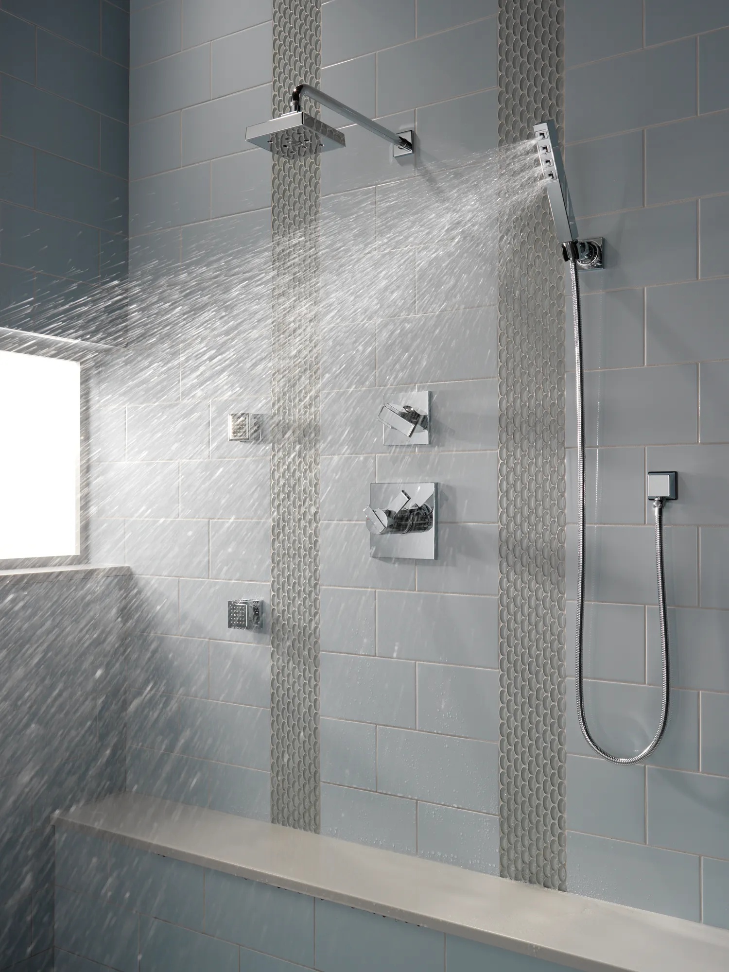 как выглядит Delta Ara T11967 6-Setting 3-Port Diverter Trim - Chrome фото