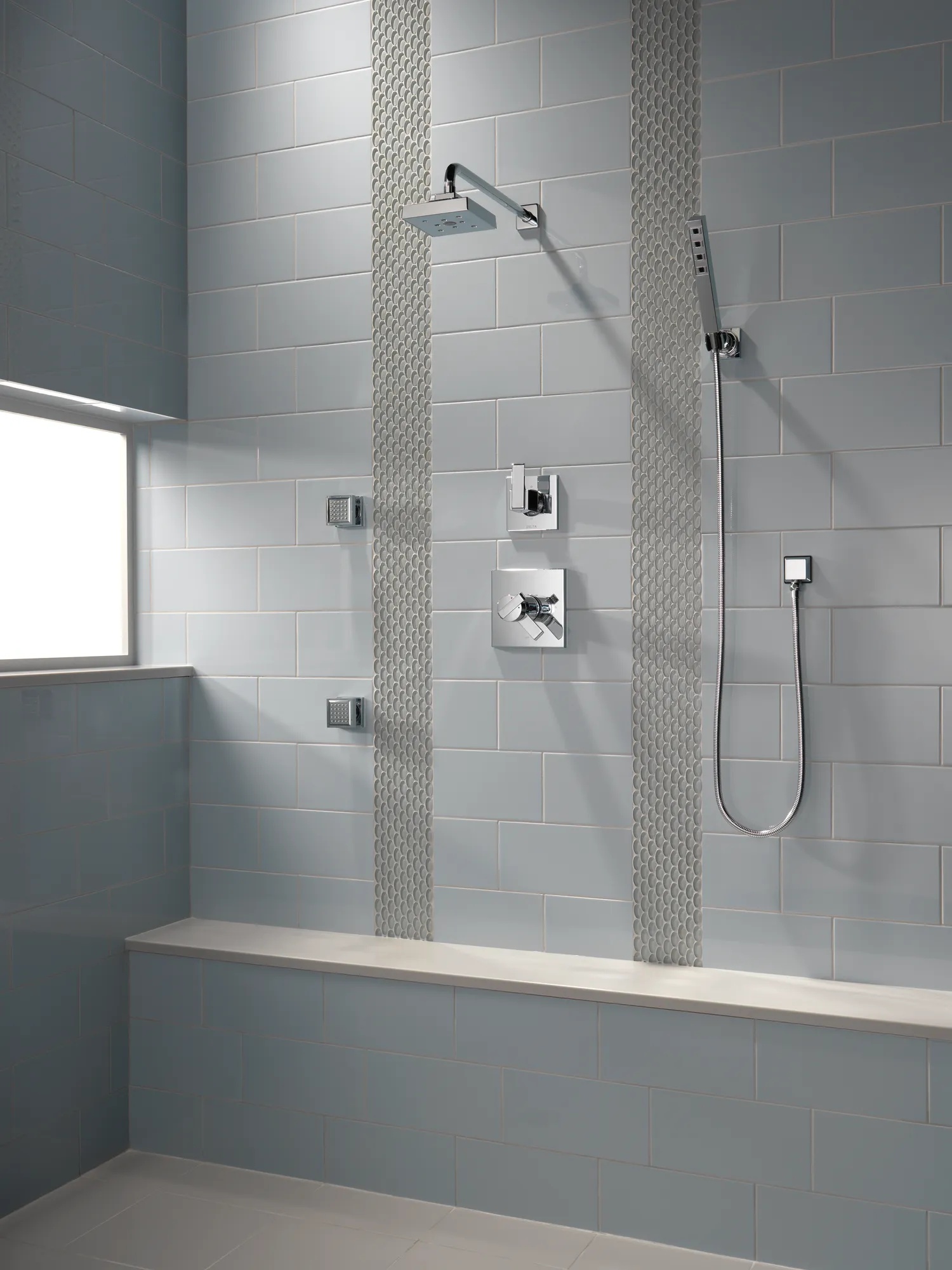 как выглядит Delta Ara T11967 6-Setting 3-Port Diverter Trim - Chrome фото