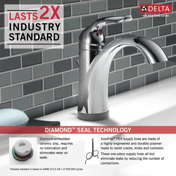Single Handle Bathroom Faucet with Touch2O.xt® Technology 538TDST