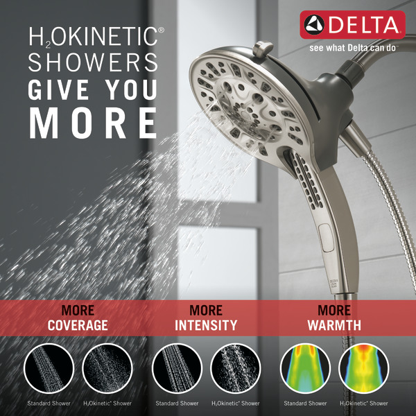 In2ition® 5Setting TwoinOne Shower 75505SN Delta Faucet