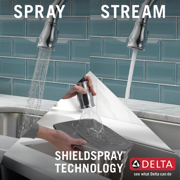 Single Handle Pull Down Kitchen Faucet With Touch2o And Shieldspray Technologies 9178t Dst Delta - Delta 9178t Dst Kitchen Sink Faucet Parts Single Handle Pull Down Kitchen Faucet With Touch2o And Shieldspray Technologies 9178t Dst Delta - Delta 9178t Dst Kitchen Sink Faucet Parts