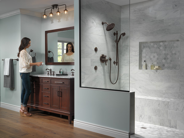 Imagen en miniatura del producto: Llave para baño de extensión con dos manijas, sin manija