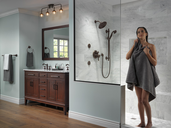 Imagen en miniatura del producto: Llave para baño de extensión con dos manijas, sin manija