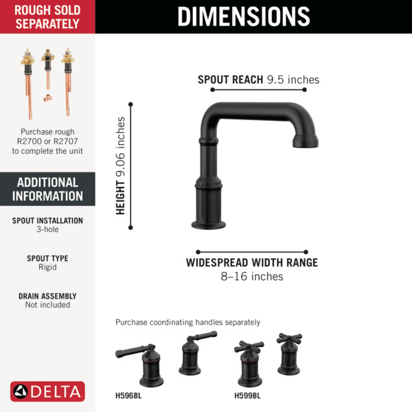 Thumbnail image of product: Roman Tub Trim - Less Handles