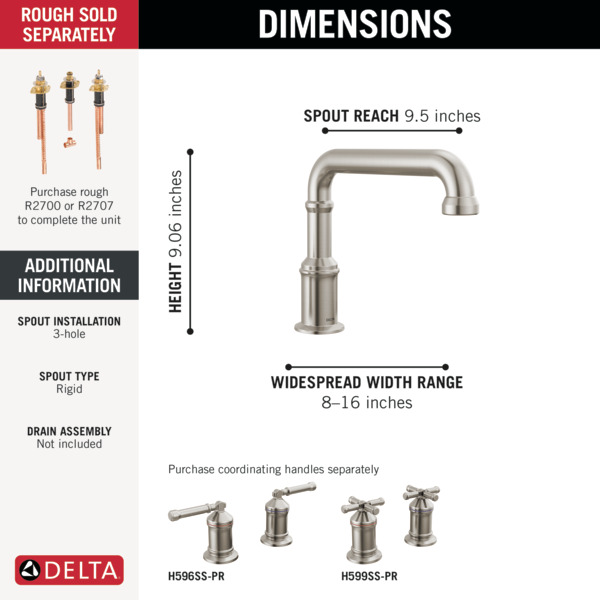 Thumbnail image of product: Roman Tub Trim - Less Handles