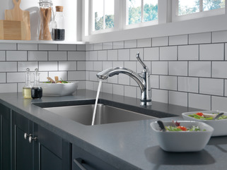 Delta 4353-dst linden single handle pullout kitchen faucet