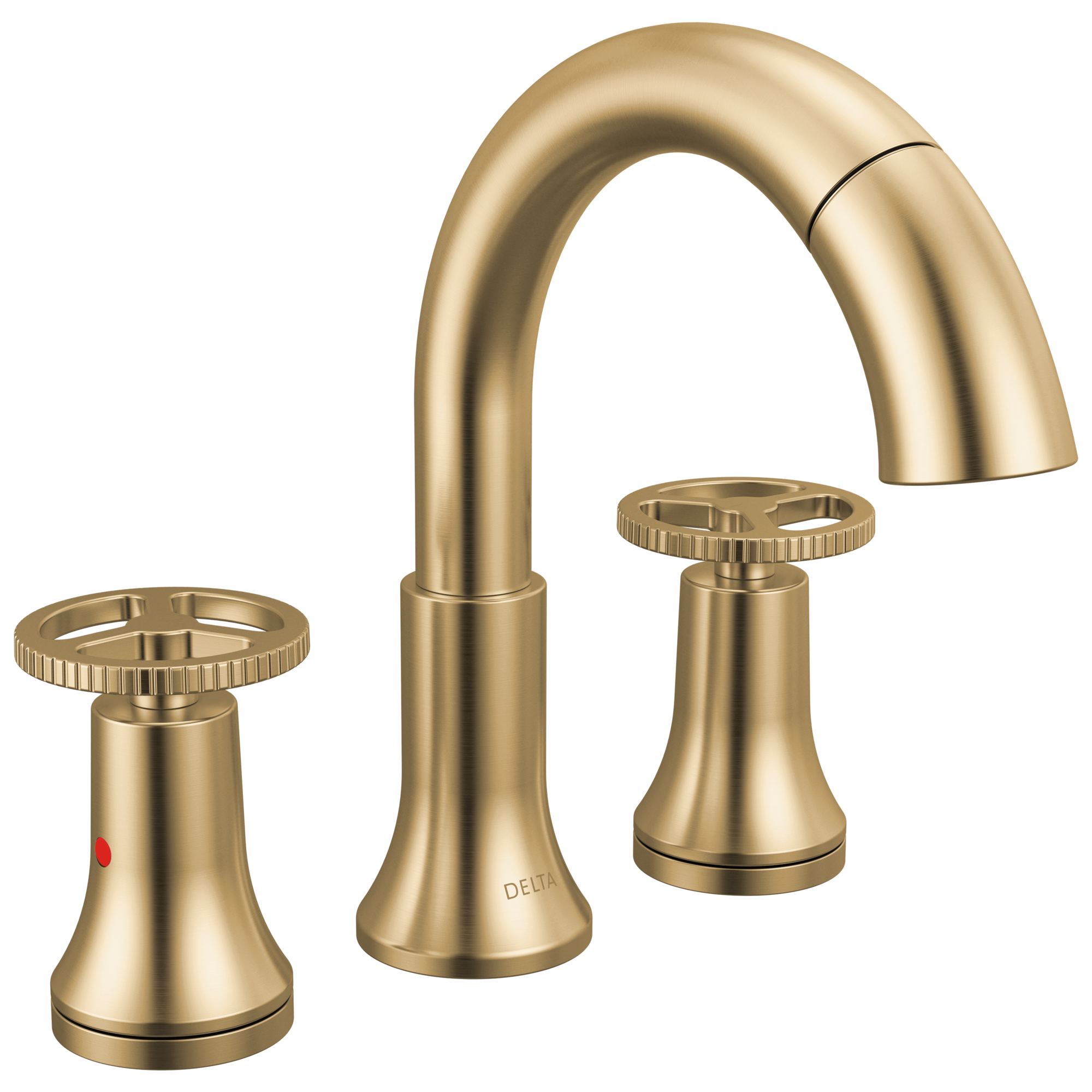Delta 3558-CZPD-DST 2 Handle Widespread Pull Down Faucet Champagne Bronze