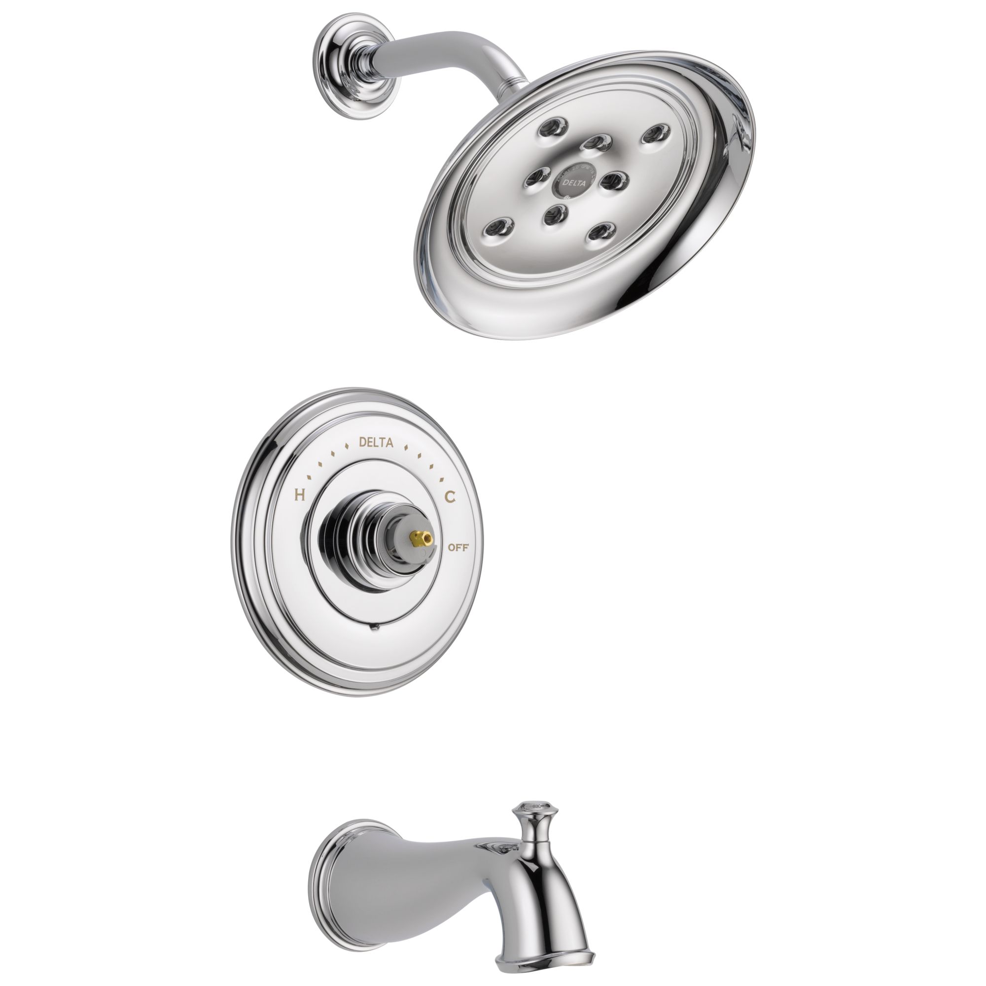 Delta Cassidy: Monitor® 14 Series H2okinetic® Tub & Shower Trim - Less Handle 1591395