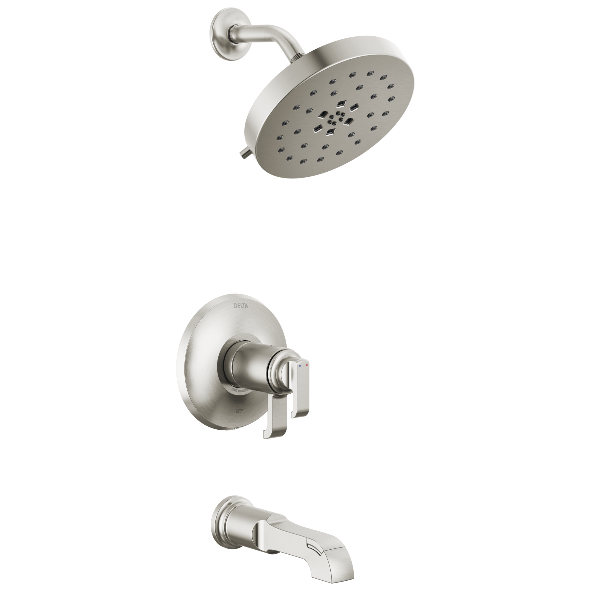 DELTA FAUCET Toilettenpapierhalter – Edelstahl, Schwenkbar, Teil Der Tetra Bad-Kollektion
