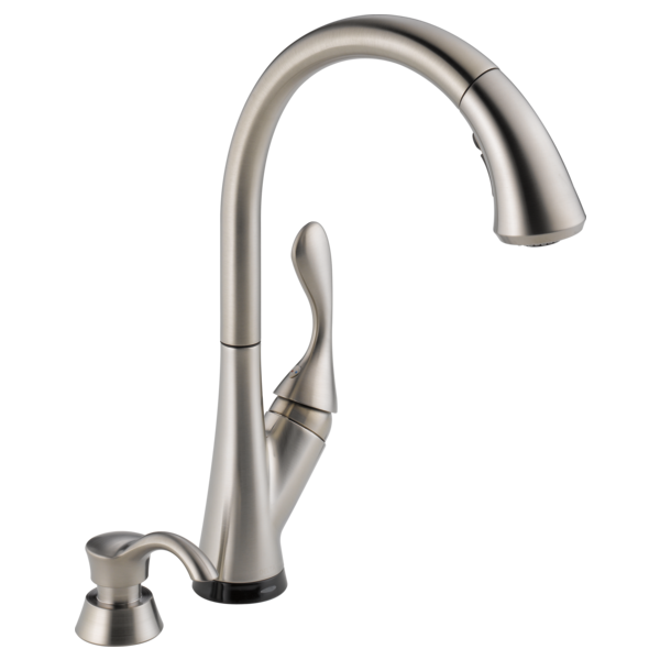 Single Handle Pull Down Kitchen Faucet With Touch2o Technology 19922t Sssd Dst Delta Faucet