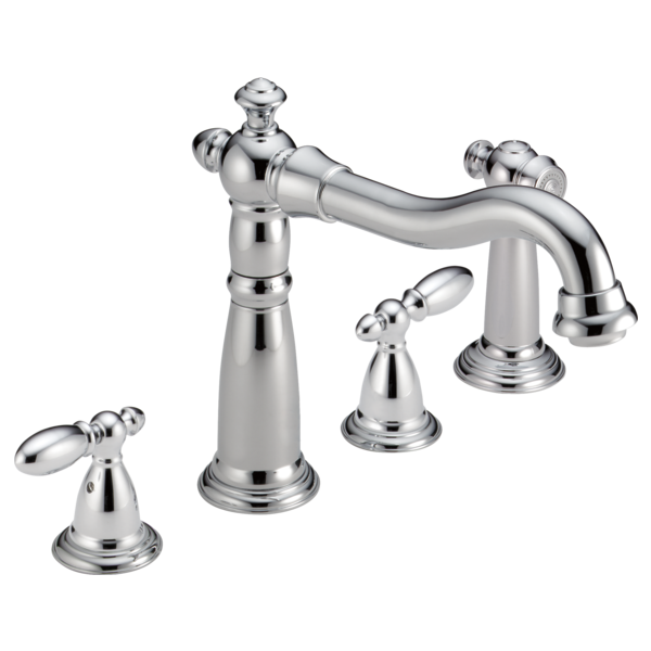Two Handle Widespread Kitchen Faucet With Spray 2256 Dst Delta