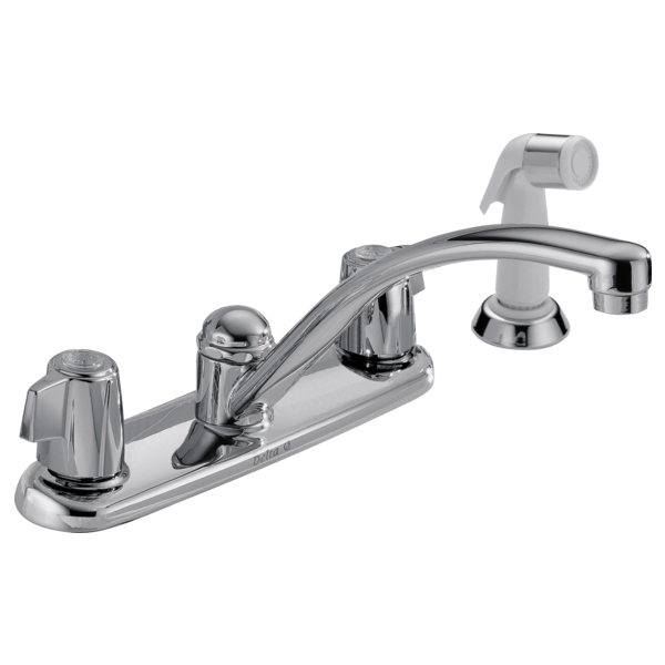 Classic 2Hdl Kitchen Faucet w/Spray