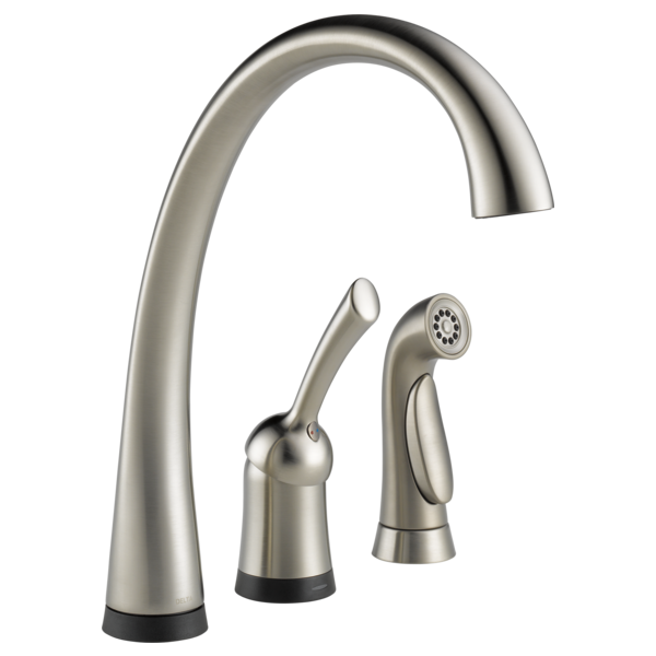 Single Handle Kitchen Faucet With Touch2o Technology And Spray