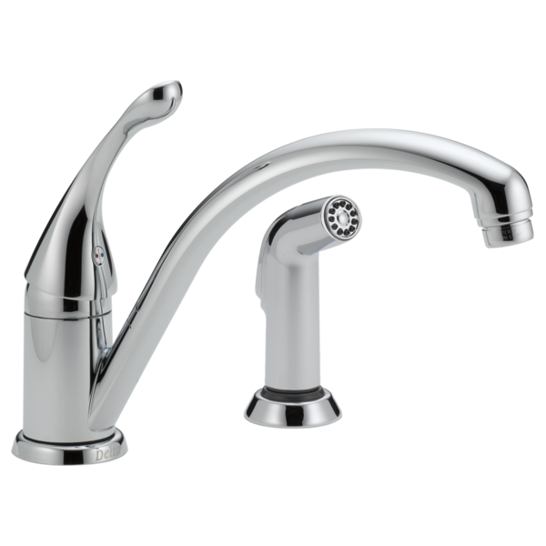 Single Handle Kitchen Faucet With Spray 441 Dst Delta Faucet