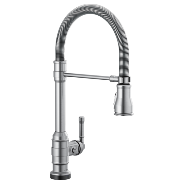 Single Handle Pull Down Kitchen Faucet Spring Spout With Touch2o