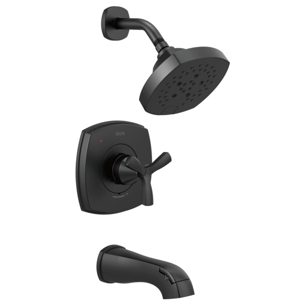 Delta Faucet T144766-BL 14 Series Tub and Shower Tub /& Shower Matte Black