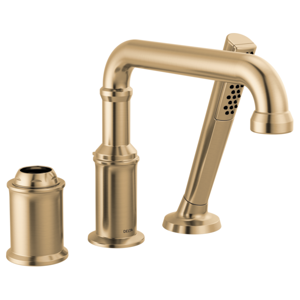 Three Hole Roman Tub Trim with Hand Shower - Less Handle T3784-CZ