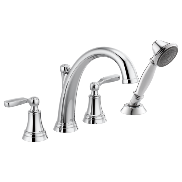 Roman Tub With Handshower Trim Delta Faucet