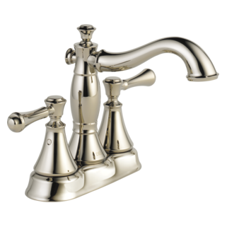 Delta Two Handle Centerset Bathroom Faucet - Metal Pop-Up 1702241