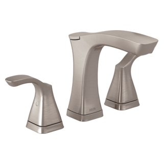 Delta Two Handle Widespread Bathroom Faucet - Metal Pop-Up 1921983