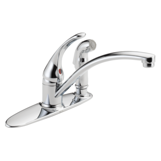 Delta FND35-PC Foundations Double Towel Hook Bath Hardware Accessory In Polished Chrome