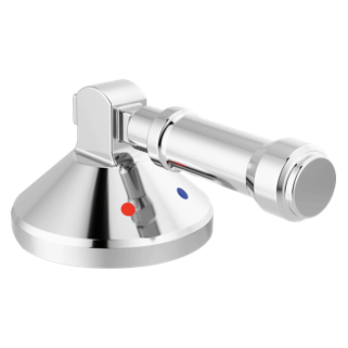 3-Hole Roman Tub w/Hand Shower - Handle Kit-Level