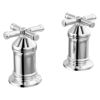2 Handle Roman Tub handle Kit-Cross